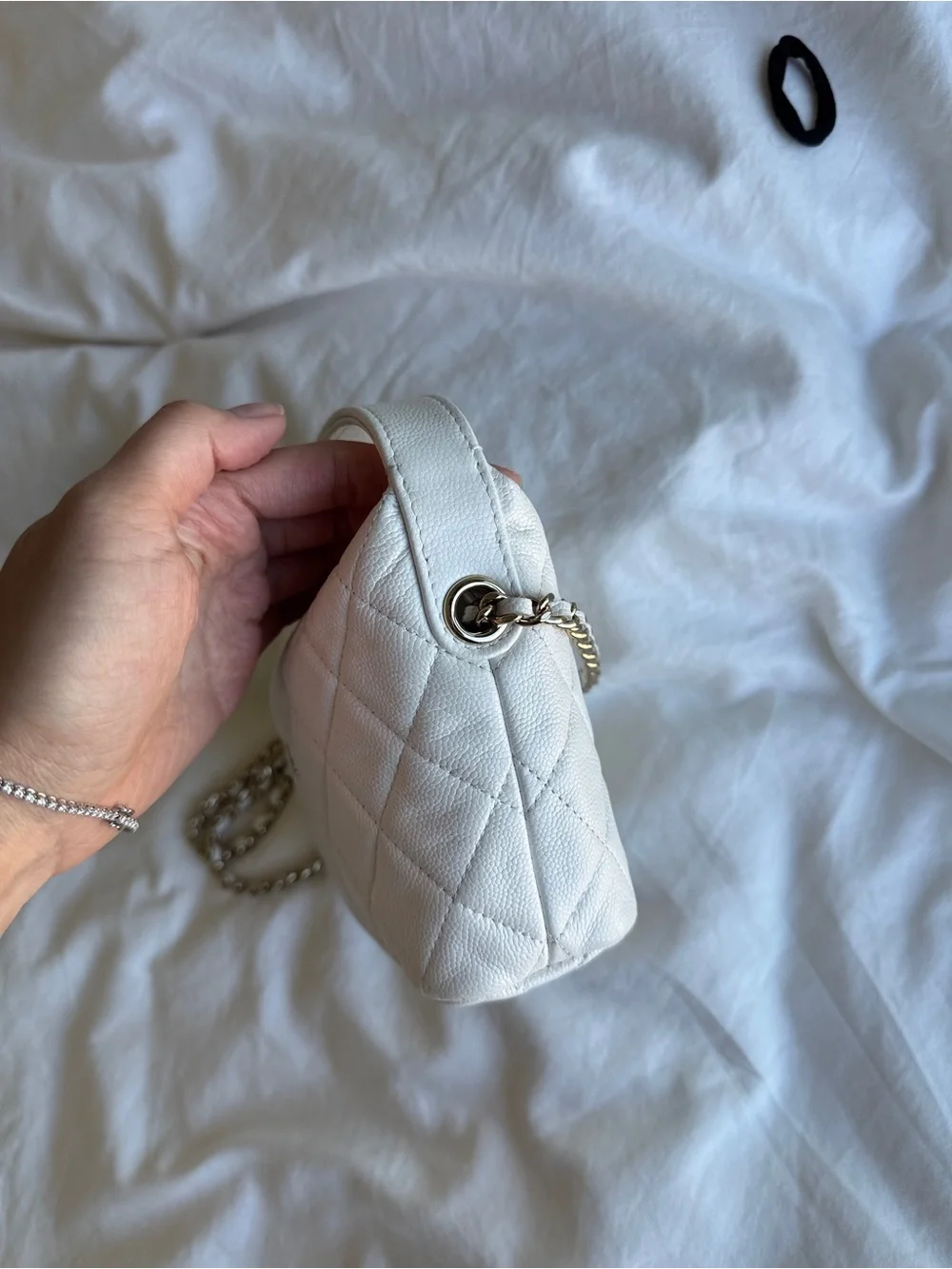 CHANEL authentic white